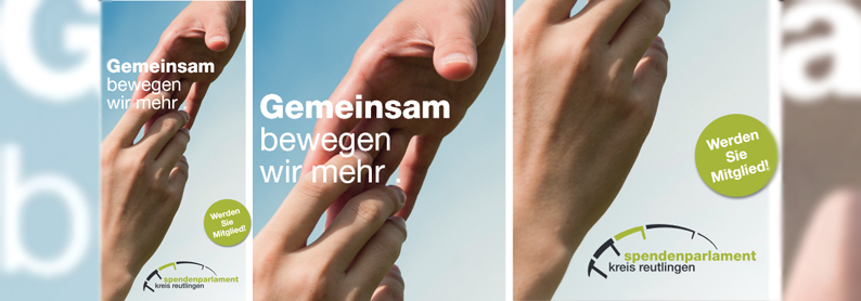 Neuer Flyer Spendenparlament zum download