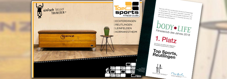 Kooperation Top Sports in Reutlingen, Echterdingen, Leinfelden, Kornwestheim