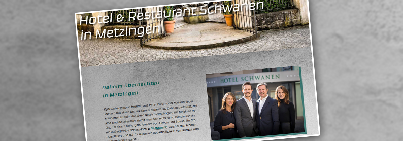 Strategie-Neupositionierung Restaurant und Hotel Schwanen Metzingen