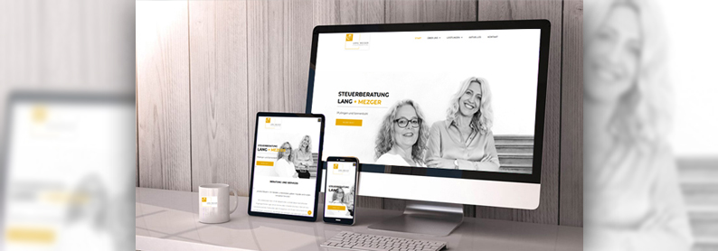 Neue Homepage Steuerberatung Lang + Mezger geht online