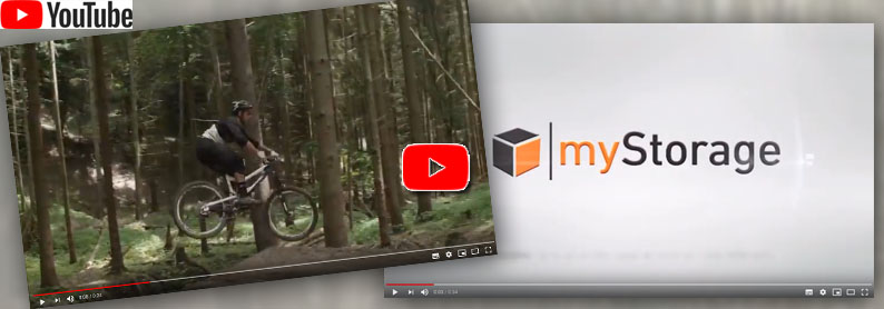 myStorage Lageranbieter. Neuer Mountain-Bike Clip Reutlingen