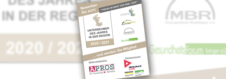 Wettbewerb Unternehmer des Jahres 2020/21