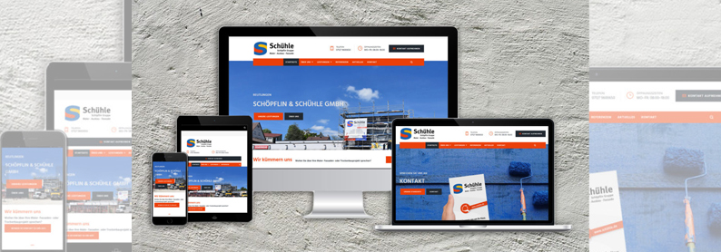 Neue Homepage der Sch&ouml;pflin & Sch&uuml;hle GmbH Team Reutlingen und Team Ludwigsburg