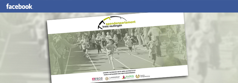 Wir unterst&uuml;tzen den Facebook Auftritt des Reutlinger Spendenparlament e.V.