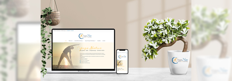 Neue CI, neue Produkte und Homepage-Design für YogaNatur